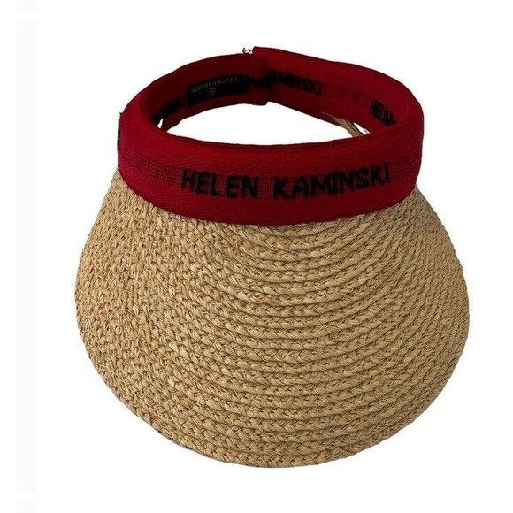 Helen Kaminski Visor Straw Bianca Slide On Visor Raffia Summer Vacation Beach main image 7